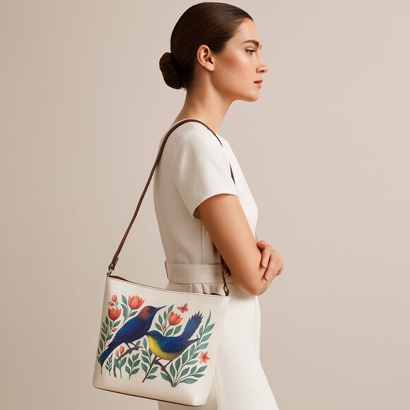 Printed Leather Crossbody Bag –Sling & Over the Shoulder Bag for Women-Daily Use - Picture 2 of 9